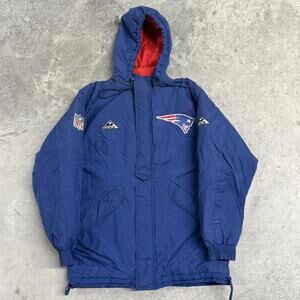 Vintage 90s New England Patriots Puffer Jacket Apex One